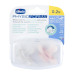 CHICCO Dudlík Physioforma® Mini Soft celosilikonový 0-2m holka 2 ks CHICCO Dudlík Physioforma® Mini Soft celosilikonový 0-2m holka 2 ks