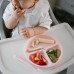 BABYONO Talíř silikonový s přísavkou - pink 6m+ BABYONO Talíř silikonový s přísavkou - pink 6m+