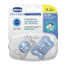 CHICCO Dudlík Physioforma® Micro silikonový 0-2m kluk 2 ks
