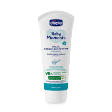 CHICCO Krém na dětský zadeček se zinkem, Baby Moments 100ml, 0m+