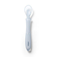 BABYONO Lžička silikonová Blue 6m+