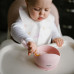 BABYONO Miska silikonová s přísavkou - pink 6m+ BABYONO Miska silikonová s přísavkou - pink 6m+