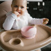 BABYONO Miska silikonová s přísavkou - pink 6m+ BABYONO Miska silikonová s přísavkou - pink 6m+