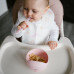 BABYONO Miska silikonová s přísavkou - pink 6m+ BABYONO Miska silikonová s přísavkou - pink 6m+
