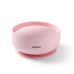 BABYONO Miska silikonová s přísavkou - pink 6m+ BABYONO Miska silikonová s přísavkou - pink 6m+