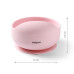 BABYONO Miska silikonová s přísavkou - pink 6m+ BABYONO Miska silikonová s přísavkou - pink 6m+