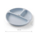 BABYONO Talíř silikonový s přísavkou - blue 6m+ BABYONO Talíř silikonový s přísavkou - blue 6m+