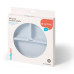 BABYONO Talíř silikonový s přísavkou - blue 6m+ BABYONO Talíř silikonový s přísavkou - blue 6m+