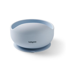 BABYONO Miska silikonová s přísavkou - blue 6m+