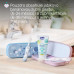 CHICCO Set zubní kartáček a pasta v pouzdře Always smiling Light Blue, 6m+ CHICCO Set zubní kartáček a pasta v pouzdře Always smiling Light Blue, 6m+