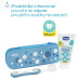 CHICCO Set zubní kartáček a pasta v pouzdře Always smiling Light Blue, 6m+ CHICCO Set zubní kartáček a pasta v pouzdře Always smiling Light Blue, 6m+