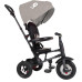 QPLAY Tříkolka Rito air gel (Rubber) Grey, věk 10-72 měsíců