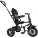 QPLAY Tříkolka Rito air gel (Rubber) Grey, věk 10-72 měsíců