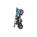 QPLAY Tříkolka Rito air gel (Rubber) Black, věk 10-72 měsíců