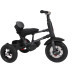 QPLAY Tříkolka Rito air gel (Rubber) Black, věk 10-72 měsíců
