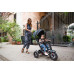 QPLAY Tříkolka Rito air gel (Rubber) Black, věk 10-72 měsíců