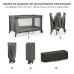 KINDERKRAFT Postýlka cestovní Joy 2 Dark grey