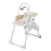 KINDERKRAFT Židlička jídelní Tummie beige