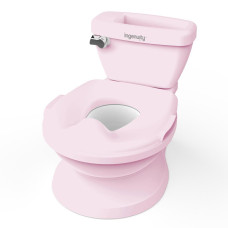 INGENUITY Nočník/toaleta dětská se zvukem My Size™ růžová