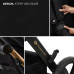 KINDERKRAFT Kočárek kombinovaný Moov 2 3v1 Pure Black - pěnová kola