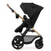 KINDERKRAFT Kočárek kombinovaný Moov 2 3v1 Pure Black - pěnová kola