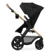 KINDERKRAFT Kočárek kombinovaný Moov 2 3v1 Pure Black - pěnová kola