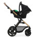 KINDERKRAFT Kočárek kombinovaný Moov 2 3v1 Pure Black - pěnová kola