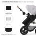 KINDERKRAFT Kočárek kombinovaný Moov 2 Air 3v1 Moonlight Grey