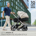 KINDERKRAFT Kočárek kombinovaný Moov 2 Air 3v1 Pure Black
