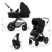 KINDERKRAFT Kočárek kombinovaný Moov 2 Air 3v1 Pure Black