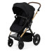 KINDERKRAFT Kočárek kombinovaný Moov 2 Air 3v1 Pure Black
