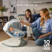 KINDERKRAFT Lehátko houpací s melodií 2v1 Lumi, do 9 kg, Premium Dark grey