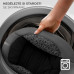 KINDERKRAFT Lehátko houpací s melodií 2v1 Lumi, do 9 kg, Premium Dark grey