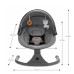 KINDERKRAFT Lehátko houpací s melodií 2v1 Lumi, do 9 kg, Premium Dark grey