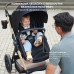 KINDERKRAFT Kočárek kombinovaný Moov 2 3v1 Sand Beige - pěnová kola