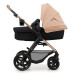 KINDERKRAFT Kočárek kombinovaný Moov 2 3v1 Sand Beige - pěnová kola