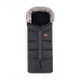 PETITE&MARS Set zimní fusak Arctic 4v1 + rukavice na kočárek Furry Forever Black PETITE&MARS Set zimní fusak Arctic 4v1 + rukavice na kočárek Furry Forever Black