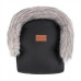 PETITE&MARS Set zimní fusak Arctic 4v1 + rukavice na kočárek Furry Forever Black PETITE&MARS Set zimní fusak Arctic 4v1 + rukavice na kočárek Furry Forever Black