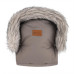 PETITE&MARS Set zimní fusak Arctic 4v1 + rukavice na kočárek Furry Mocha Mousse