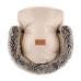 PETITE&MARS Set zimní fusak Arctic 4v1 + rukavice na kočárek Furry Rose Petal