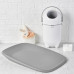 NATTOU Koš na pleny Dropy a přebalovací podložka Softy White/Grey 50x70 cm