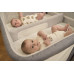 CHICCO Postýlka Next2Me Twins pro dvojčata - Magnet Grey