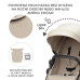 KINDERKRAFT Kočárek kombinovaný 4v1 Newly Classic Beige + Mink PRO