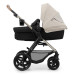 KINDERKRAFT Kočárek kombinovaný Moov 2 3v1 Moonlight Grey - pěnová kola