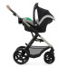 KINDERKRAFT Kočárek kombinovaný Moov 2 3v1 Moonlight Grey - pěnová kola