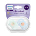 Philips AVENT Šidítko Ultrastart obrázek 0-2m chlapec, 2 ks