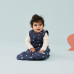 ERGOPOUCH Vak na spaní organická bavlna Jersey Whale 3-12 m, 6-10 kg, 2,5 tog