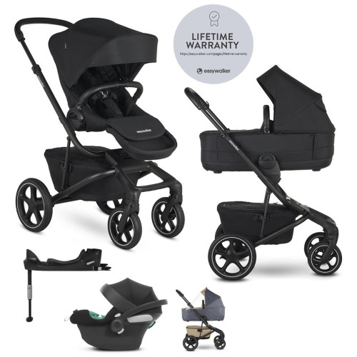 EASYWALKER SET Kočárek 4v1 Jimmey Pepper Black LITE RWS + CYBEX Aton B2 i-Size EASYWALKER SET Kočárek 4v1 Jimmey Pepper Black LITE RWS + CYBEX Aton B2 i-Size