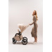 MUUVO SET Kočárek 4v1 Quick Boho Beige set + CBX By CYBEX Aton B2 i-Size + základna