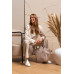 MUUVO SET Kočárek 4v1 Quick Boho Beige set + CBX By CYBEX Aton B2 i-Size + základna